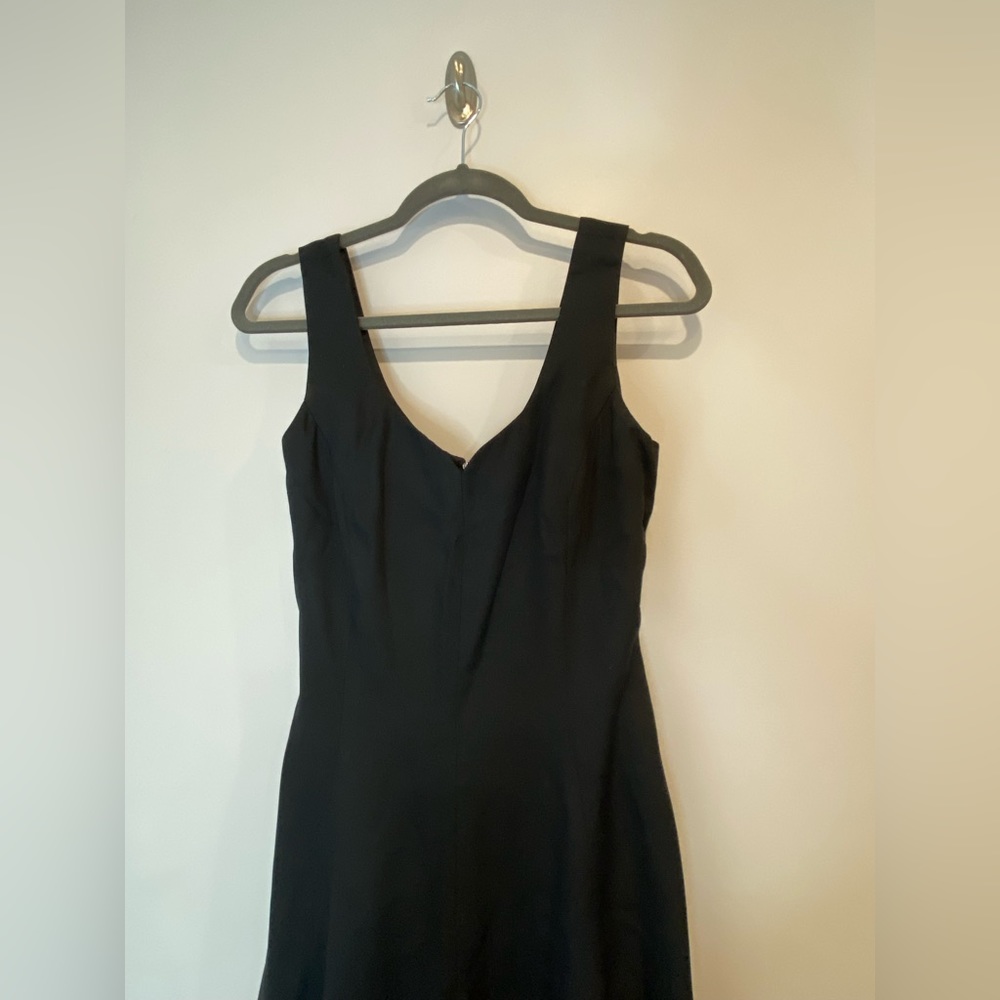 VTG Donna Ricco Black Dress with Sweetheart Neckline - Picture 6 of 8